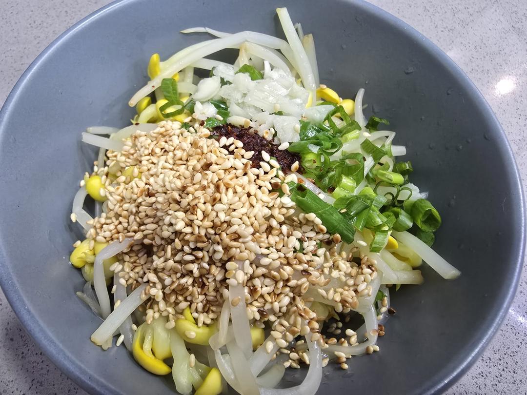 韩式拌豆芽