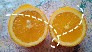 橙子的酷炫吃法的做法 步骤2