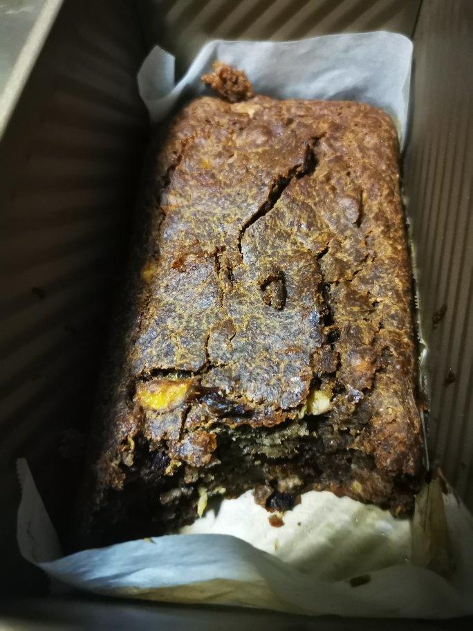 100%全谷物香蕉快手面包丨健康·烘焙