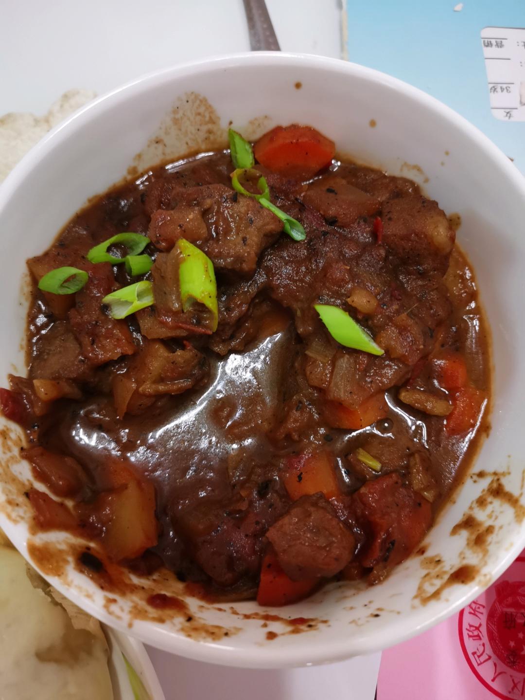 土豆炖牛肉