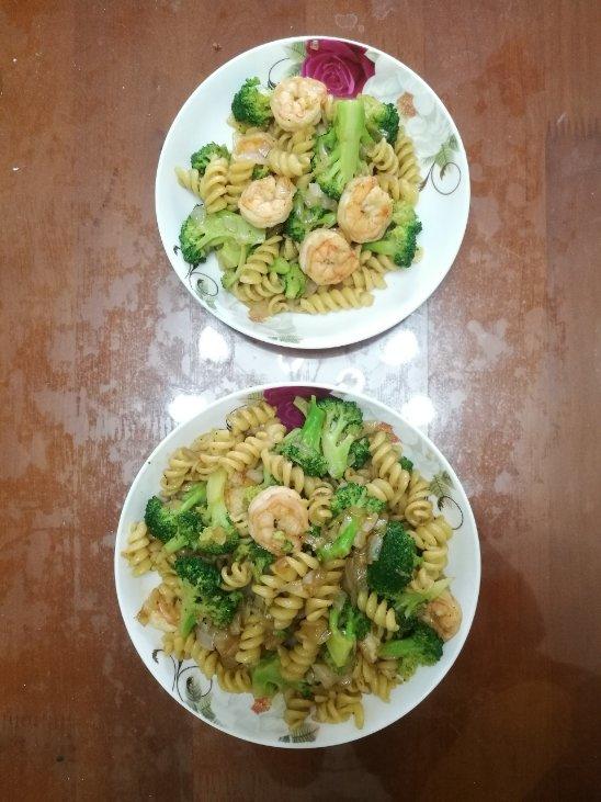 减脂|美味又低脂的虾油虾仁意大利面