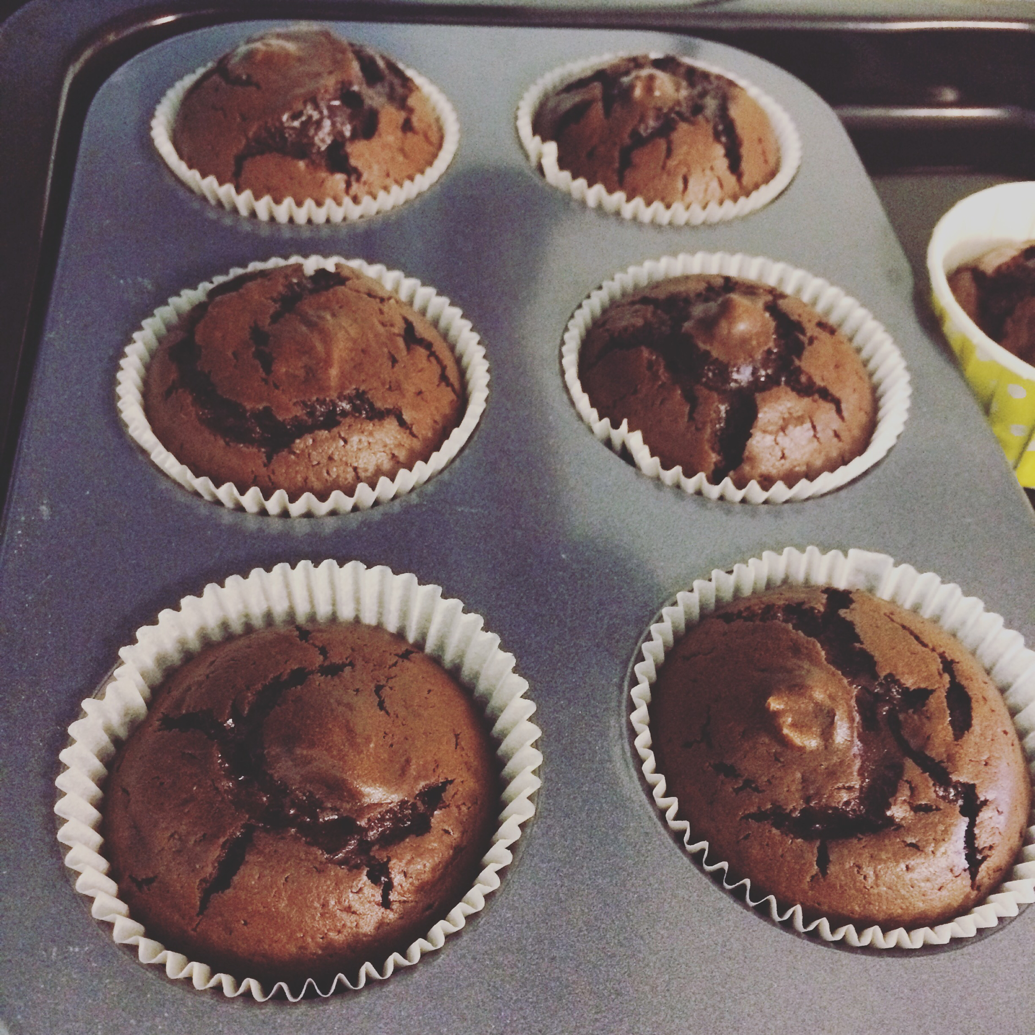 布朗尼杯子蛋糕