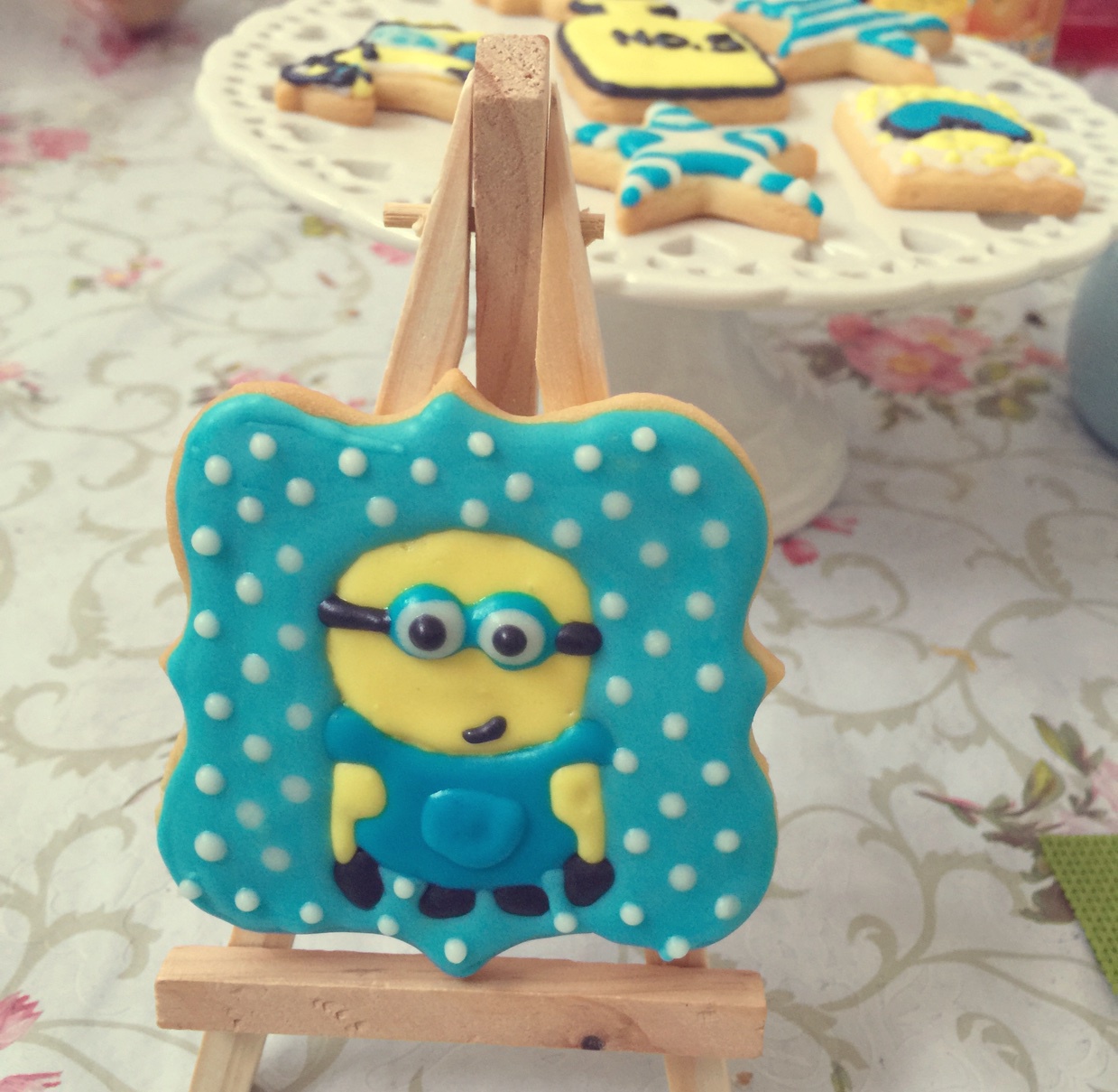 小黄人糖霜饼干