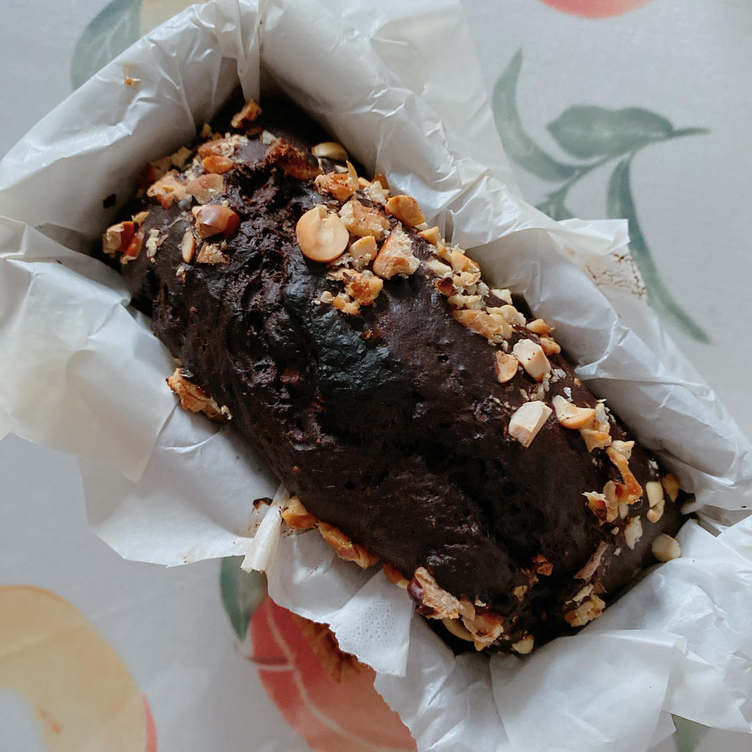 软糯醇香~无油无糖香蕉版低卡布朗尼~