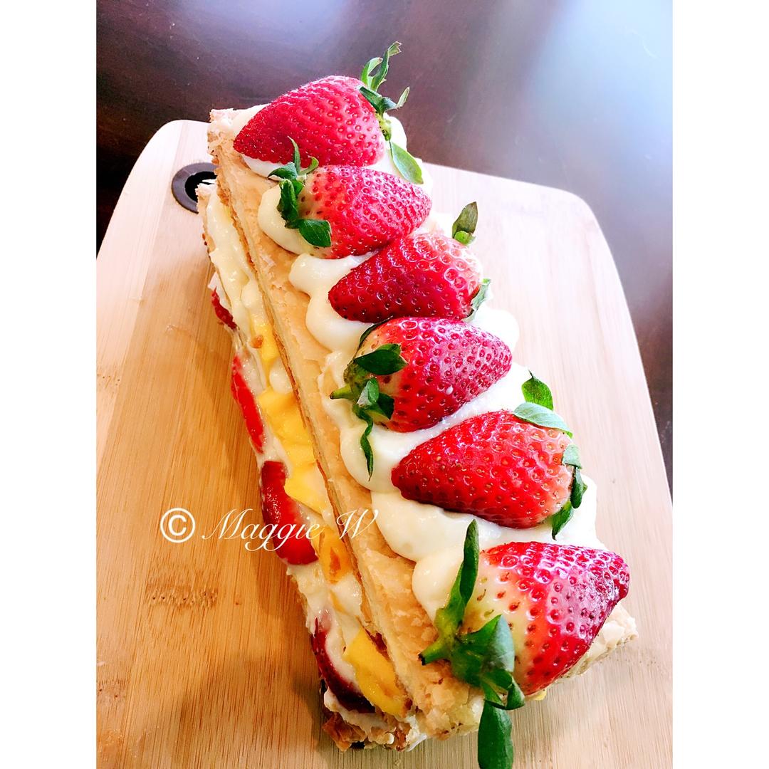 酥脆可口的拿破仑，原来这么做！