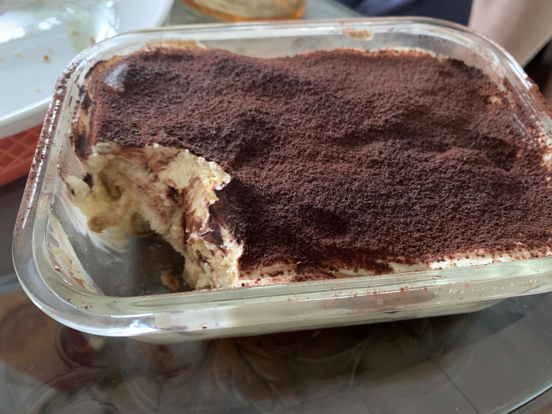 在欧洲学会的经典版提拉米苏