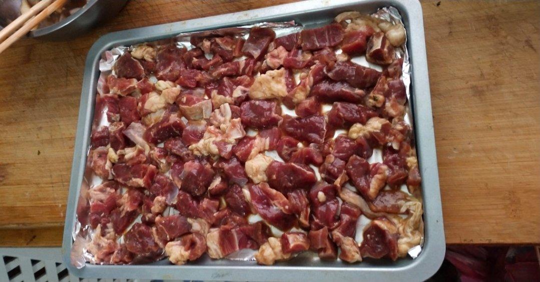没穿串的羊肉串（家庭烤箱版）