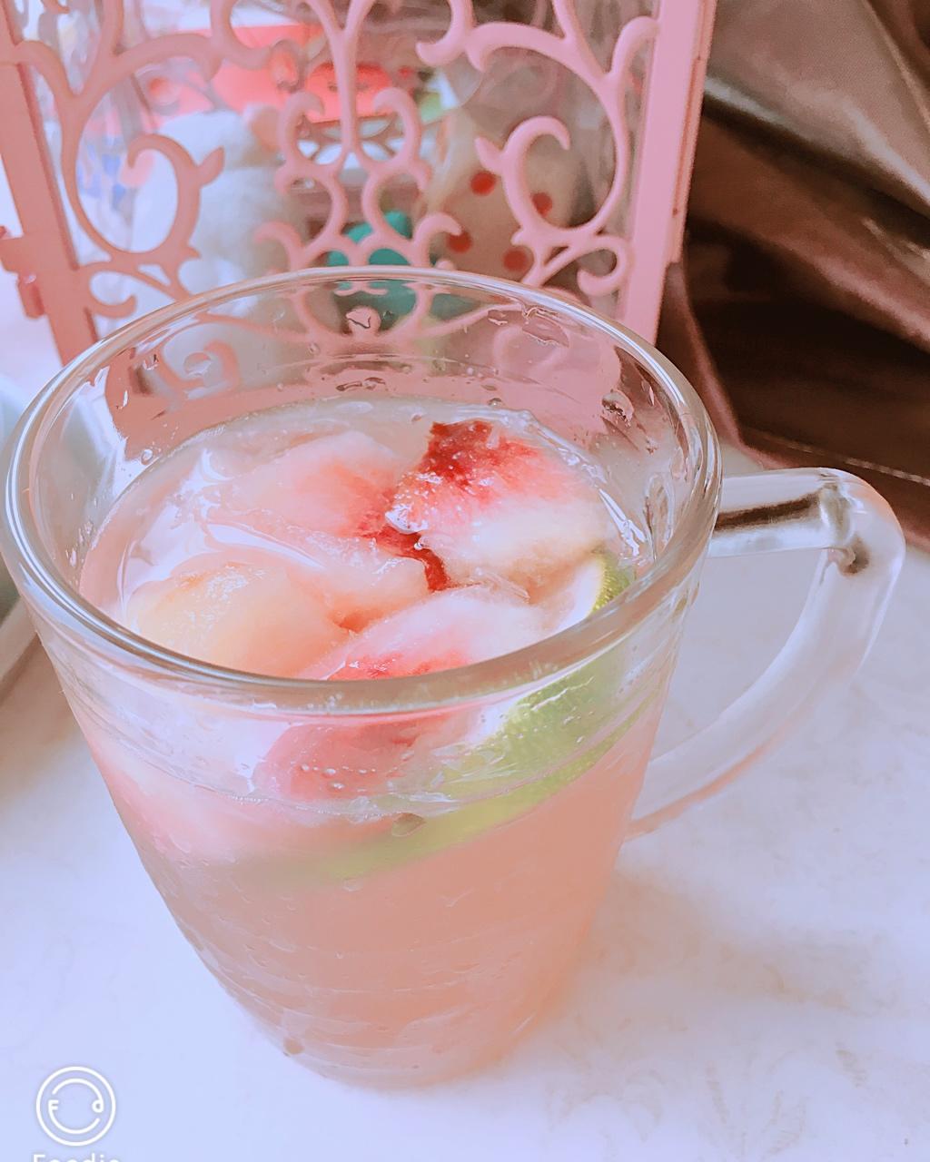 【饮品】夏日桃子苏打🍑