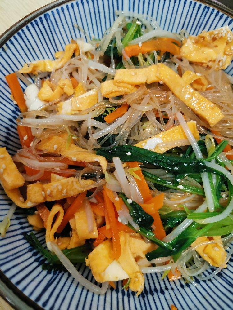 素拌三丝