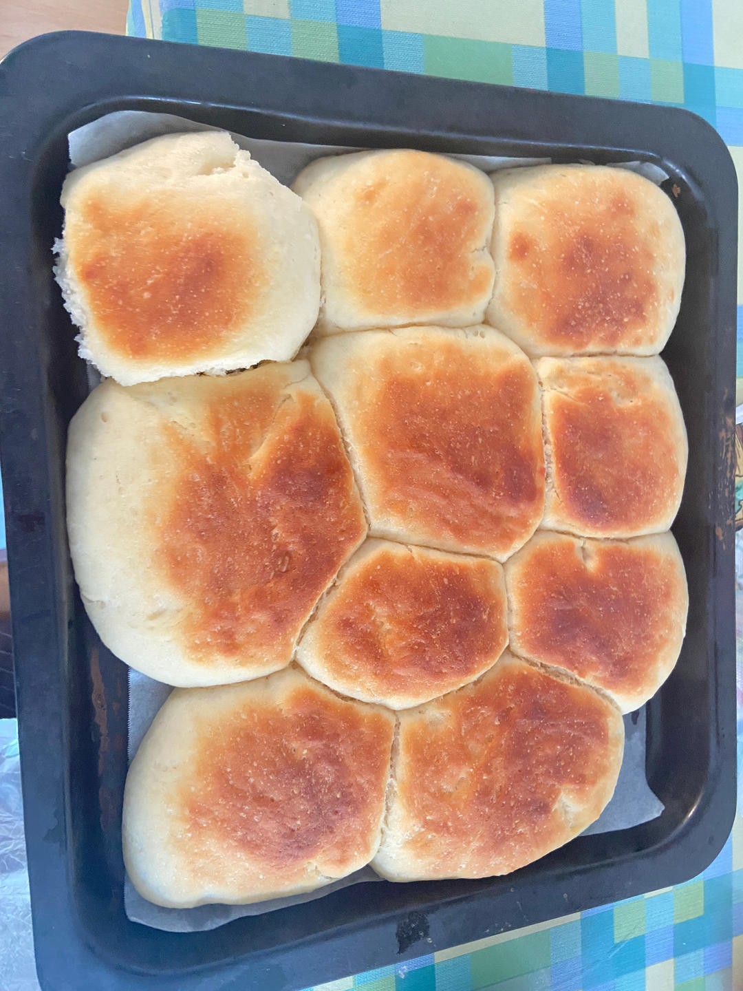 免揉面🔥超简单❗️拉丝松软的餐包🥖