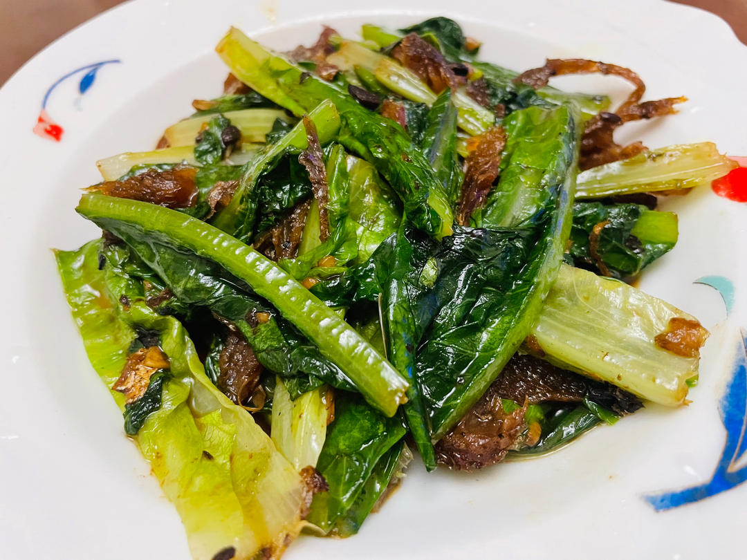豆鼓鲮鱼油麦菜