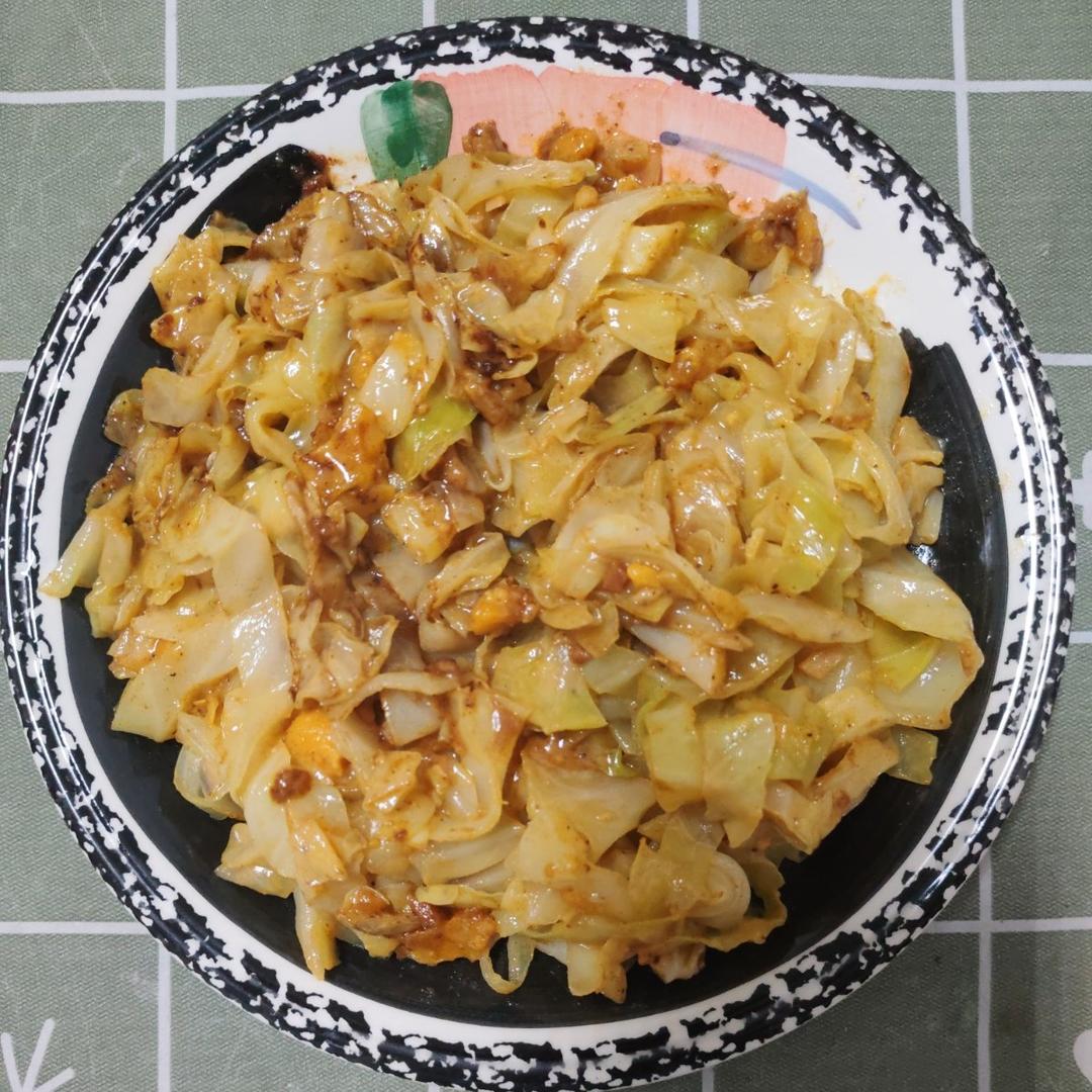 咸蛋黄炒卷心菜