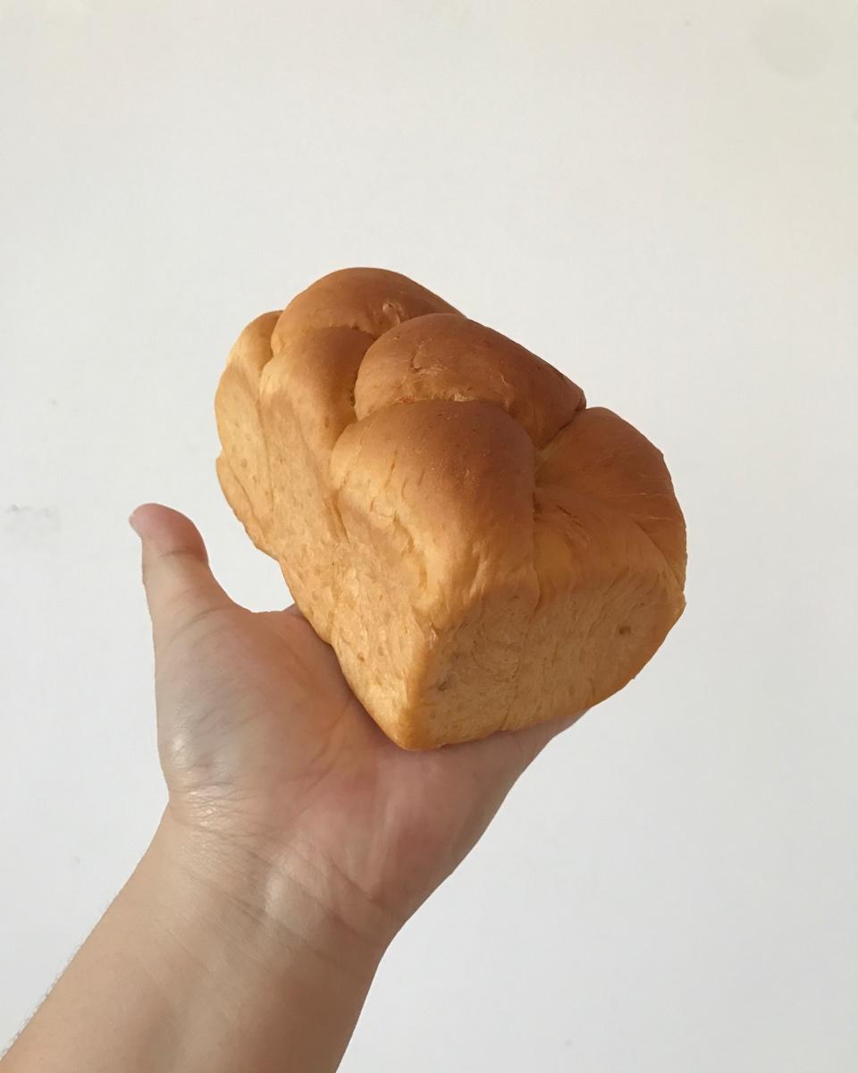 牛奶胡萝卜辫子土司——超软