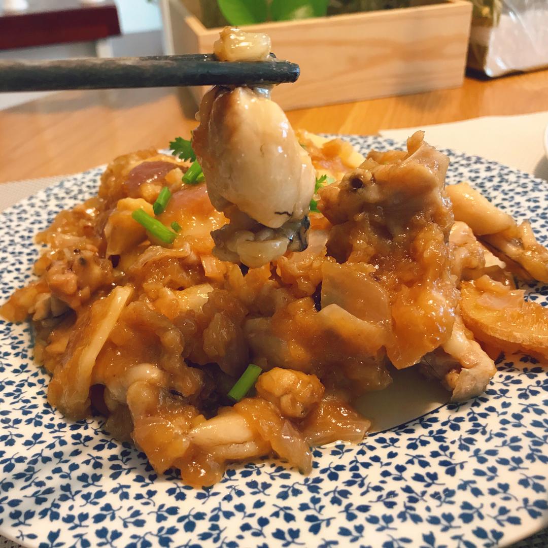 牛蛙炒年糕的做法