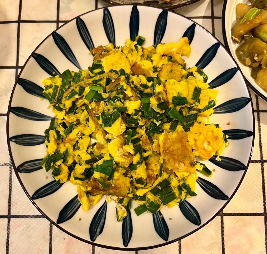 干贝炒鸡蛋（中式的scrambled egg）