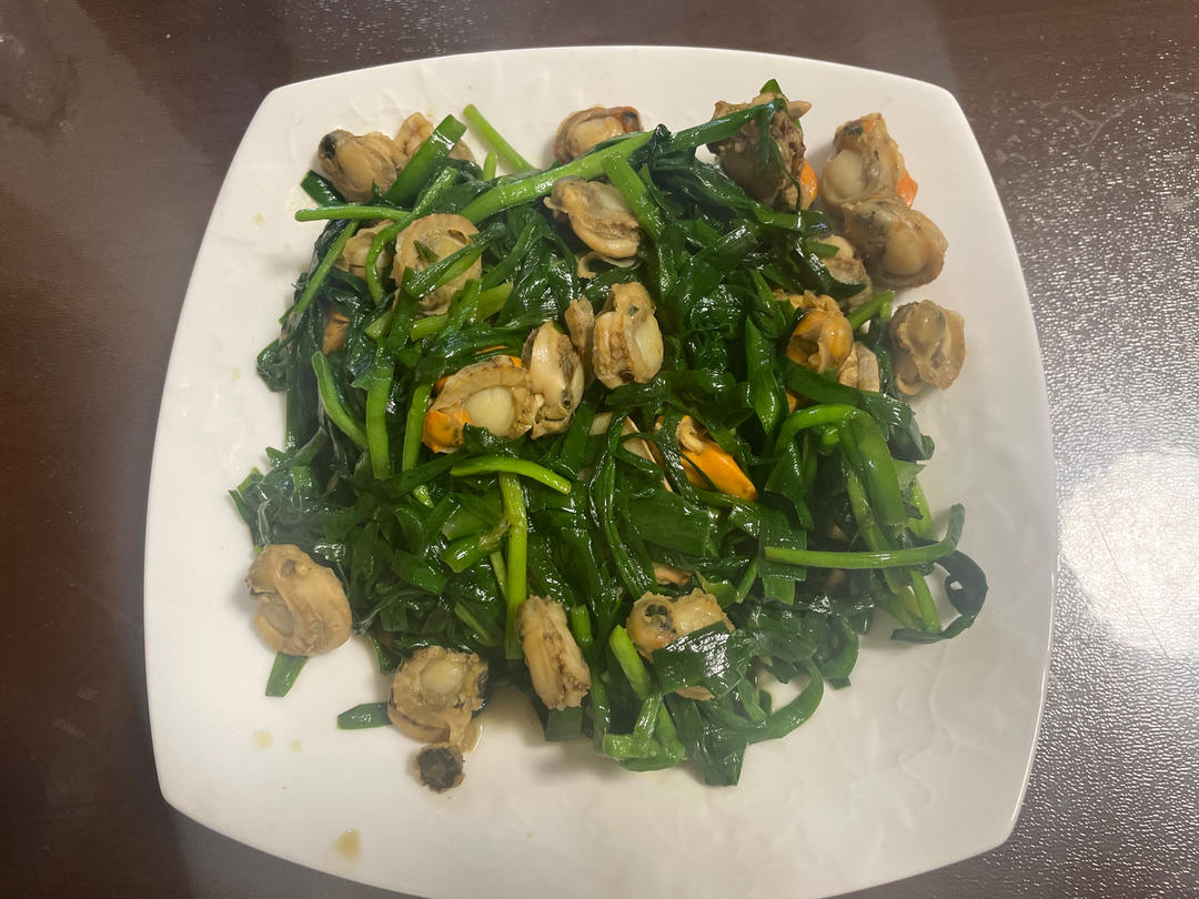 扇贝肉炒韭菜