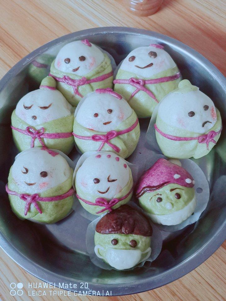 花样馒头 - 可爱的立体粽子君