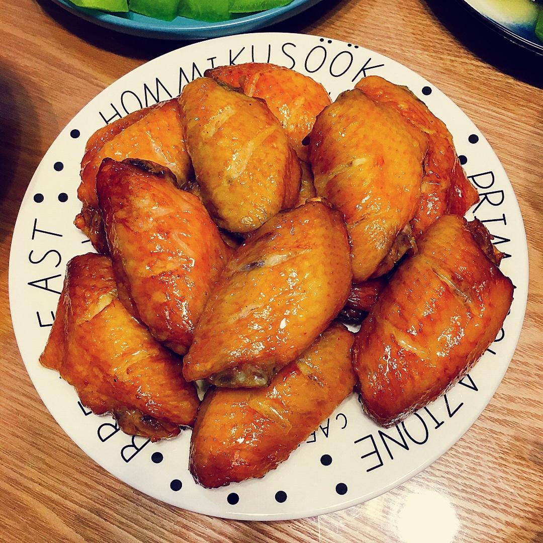 烤箱版蜜汁烤翅