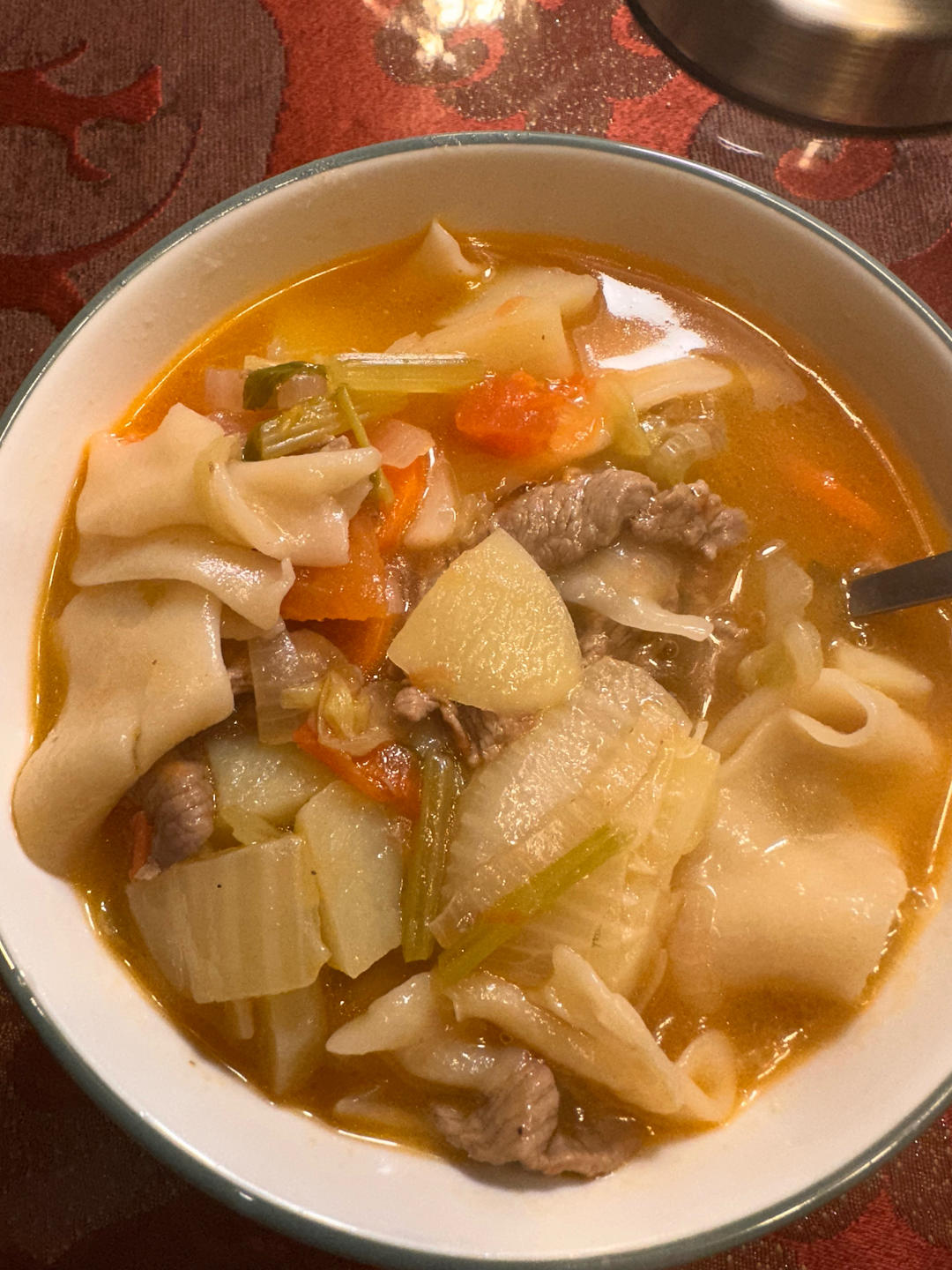 新疆汤饭（揪片子）附揪面片图解
