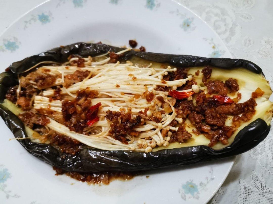 蒜蓉烤茄子（微波炉版）