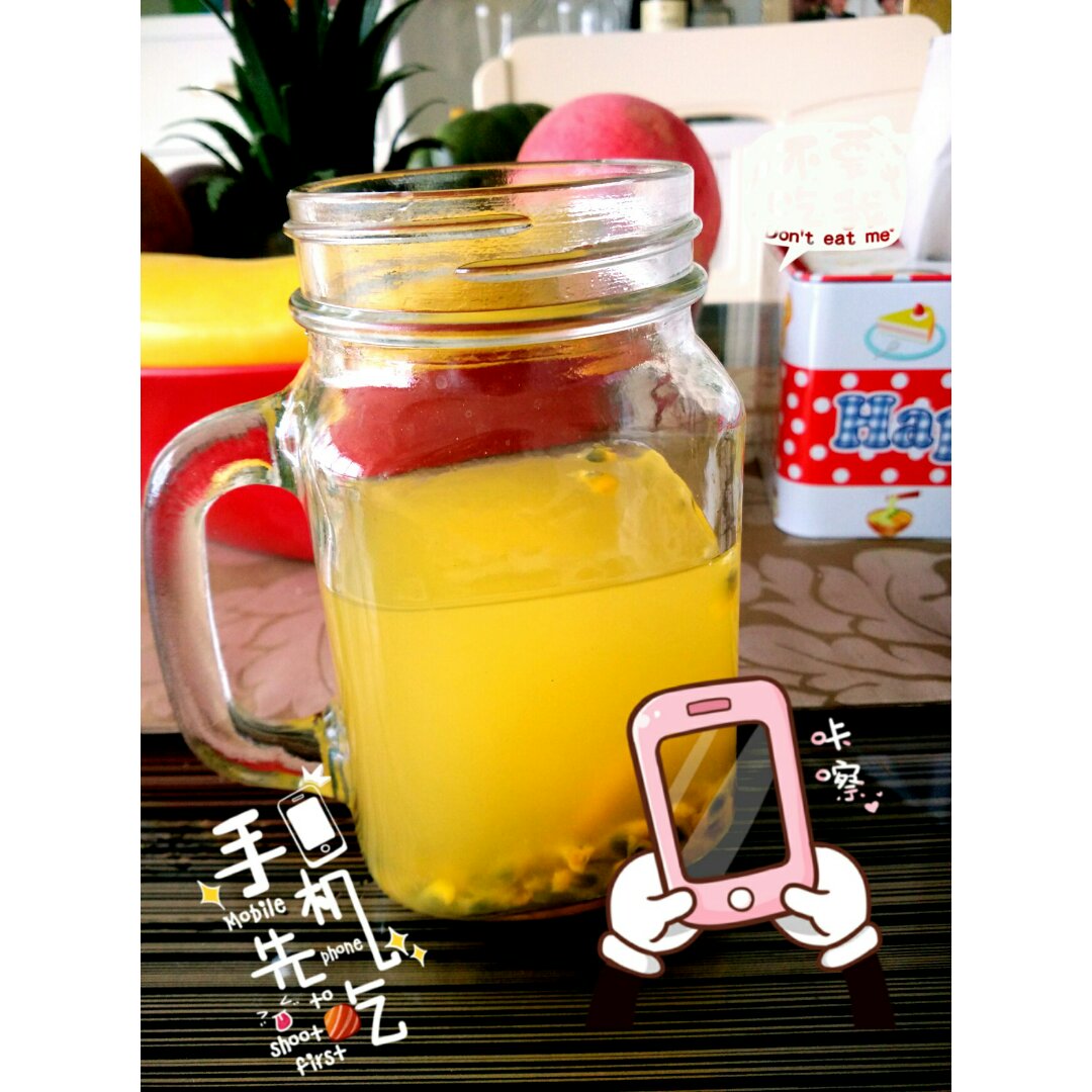 百香果柠檬蜂蜜茶
