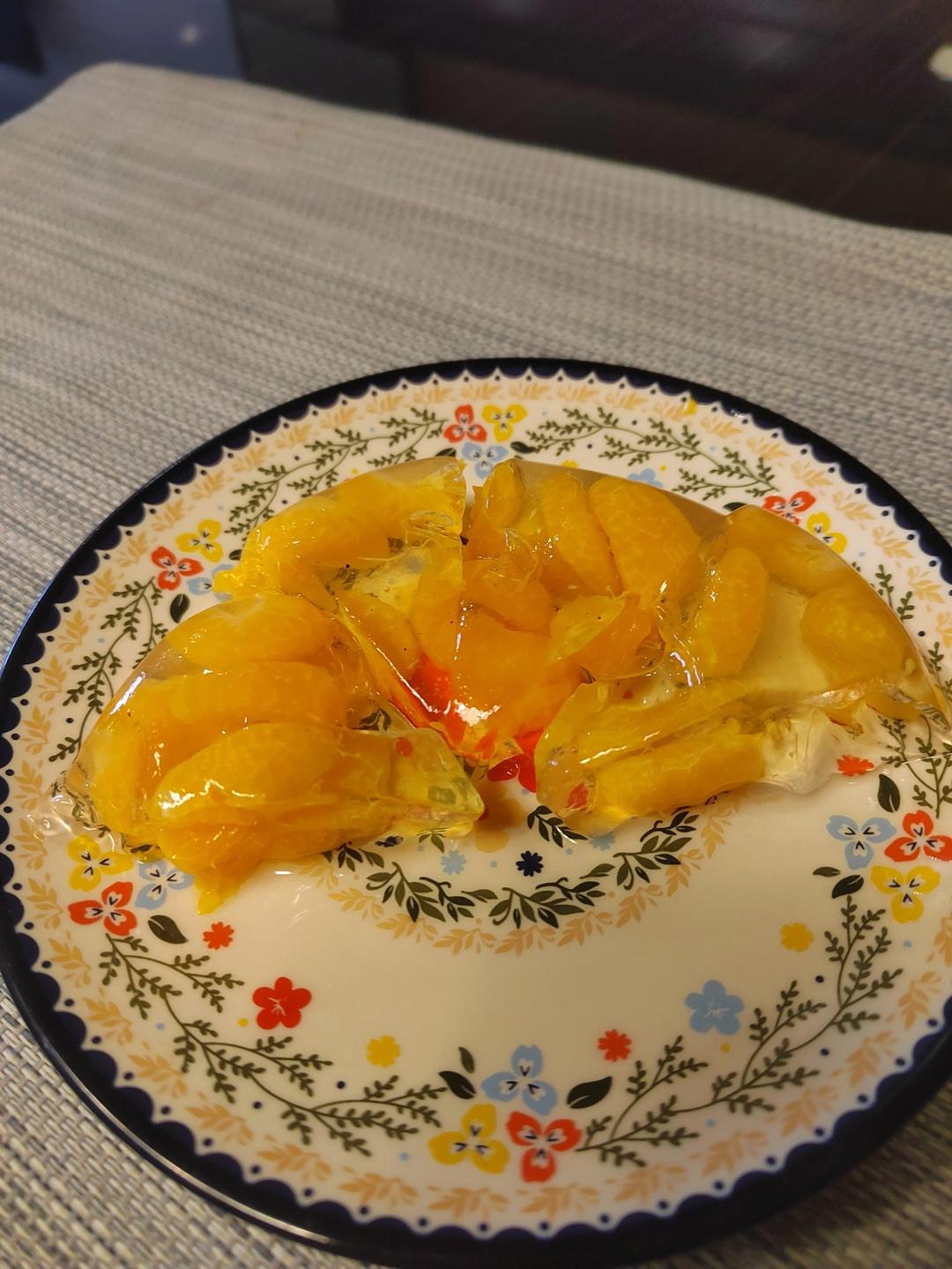 在家自制橘子果冻❗️酸甜Q弹❗️过年招待小朋友❤️好吃又好玩