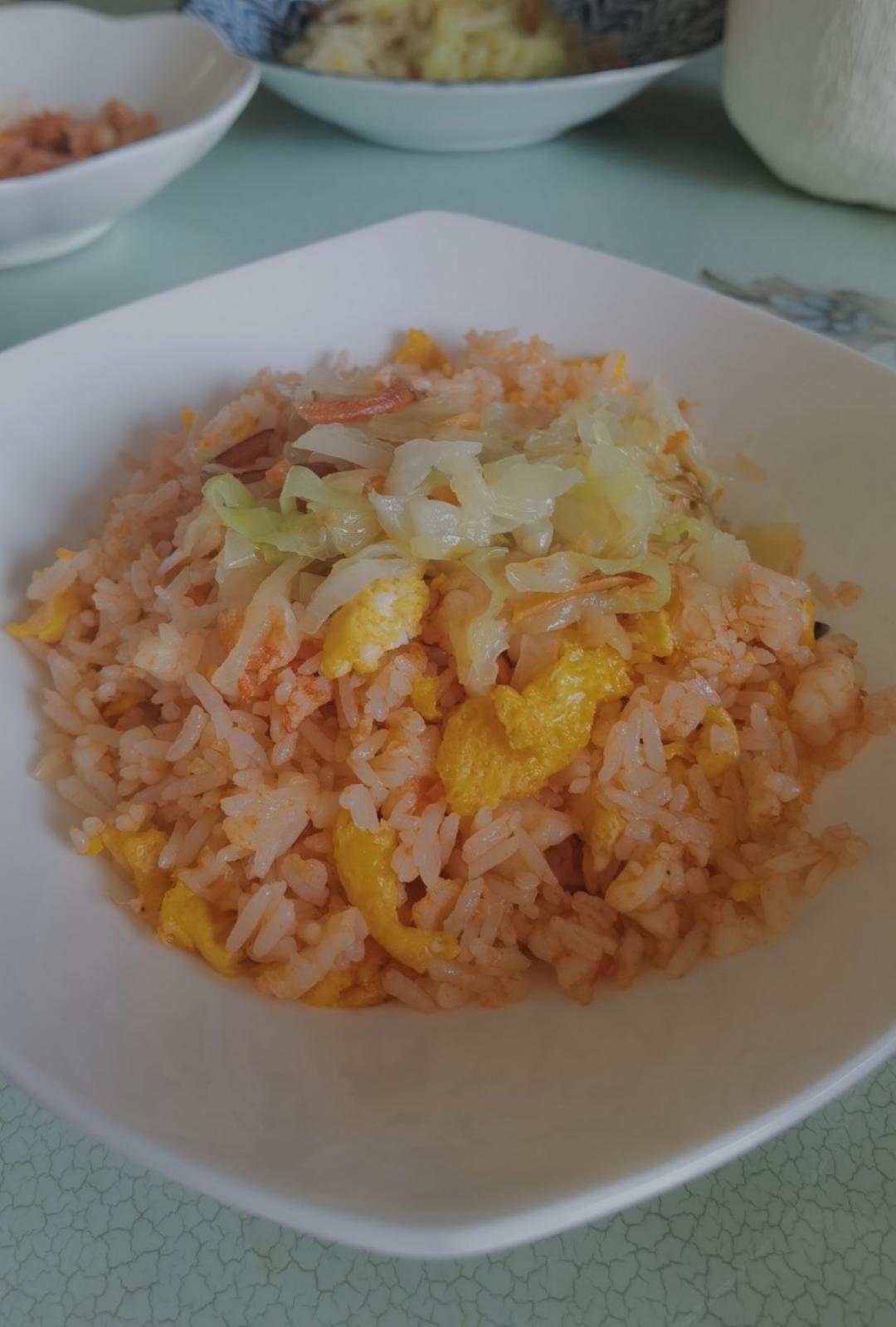 黄金虾仁炒饭