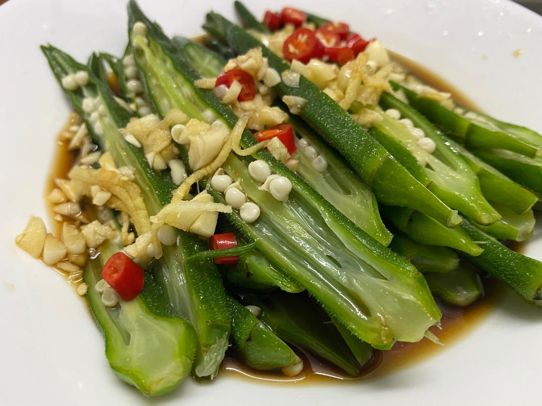 减脂营养健康|白灼秋葵|