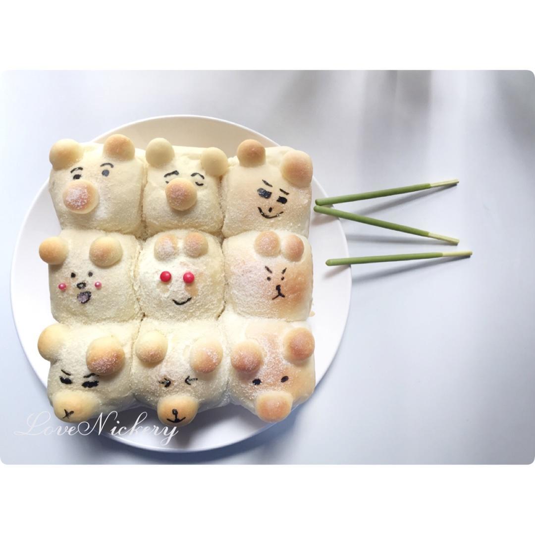 纯奶手撕吐司的做法 步骤1