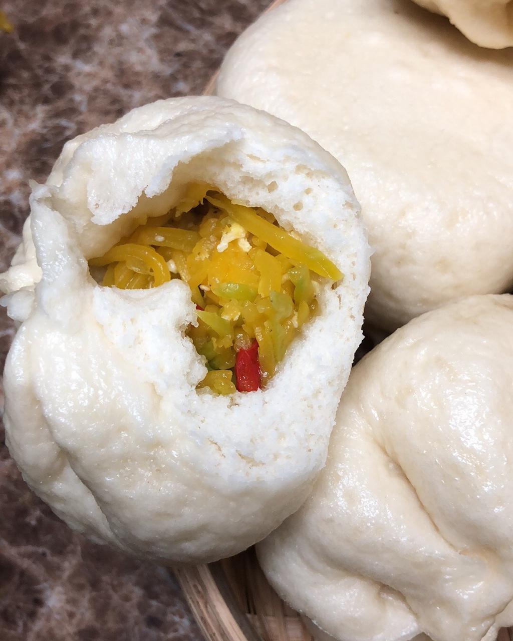 宁静6-9做的南瓜丝包子