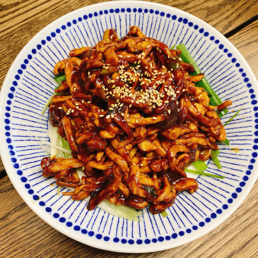 京酱肉丝（鸡胸版）