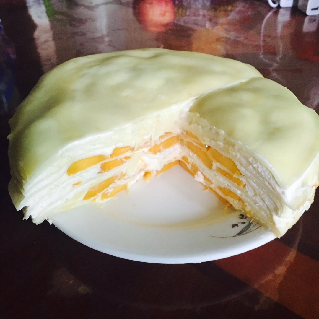 芒果千层蛋糕，100%成功告别煎皮无能