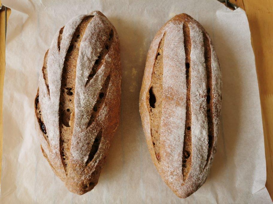 黑麦核桃红糖面包