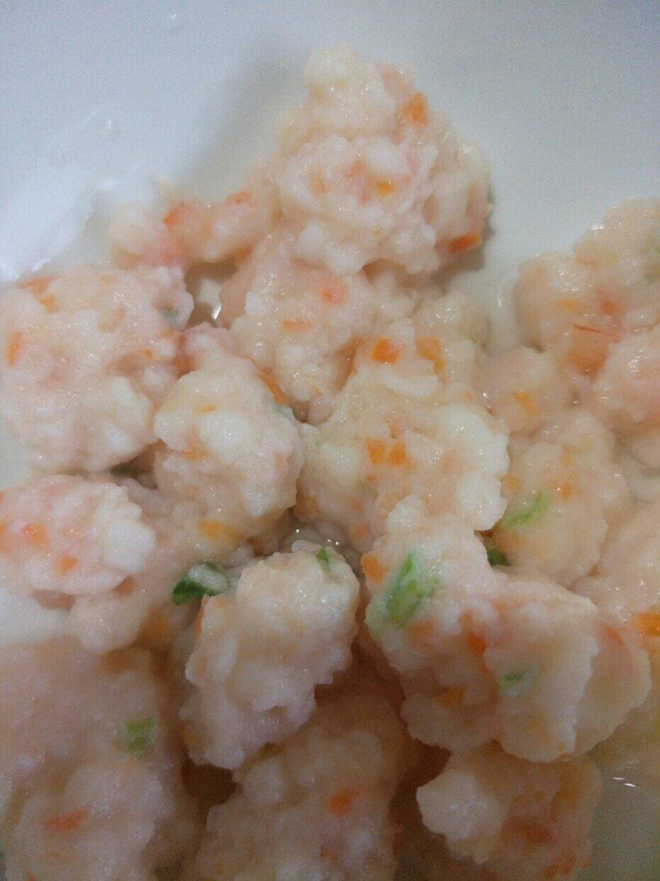 不加粉的Q弹虾滑