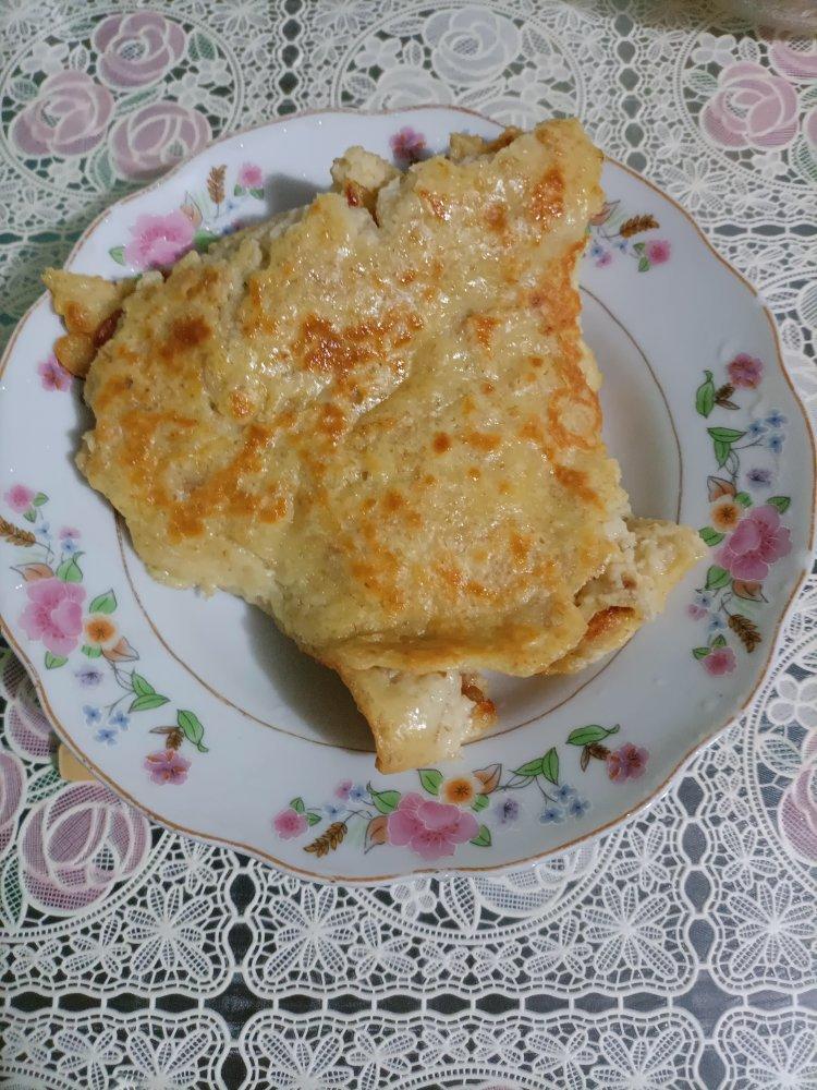 快手营养早餐 麦片煎蛋饼