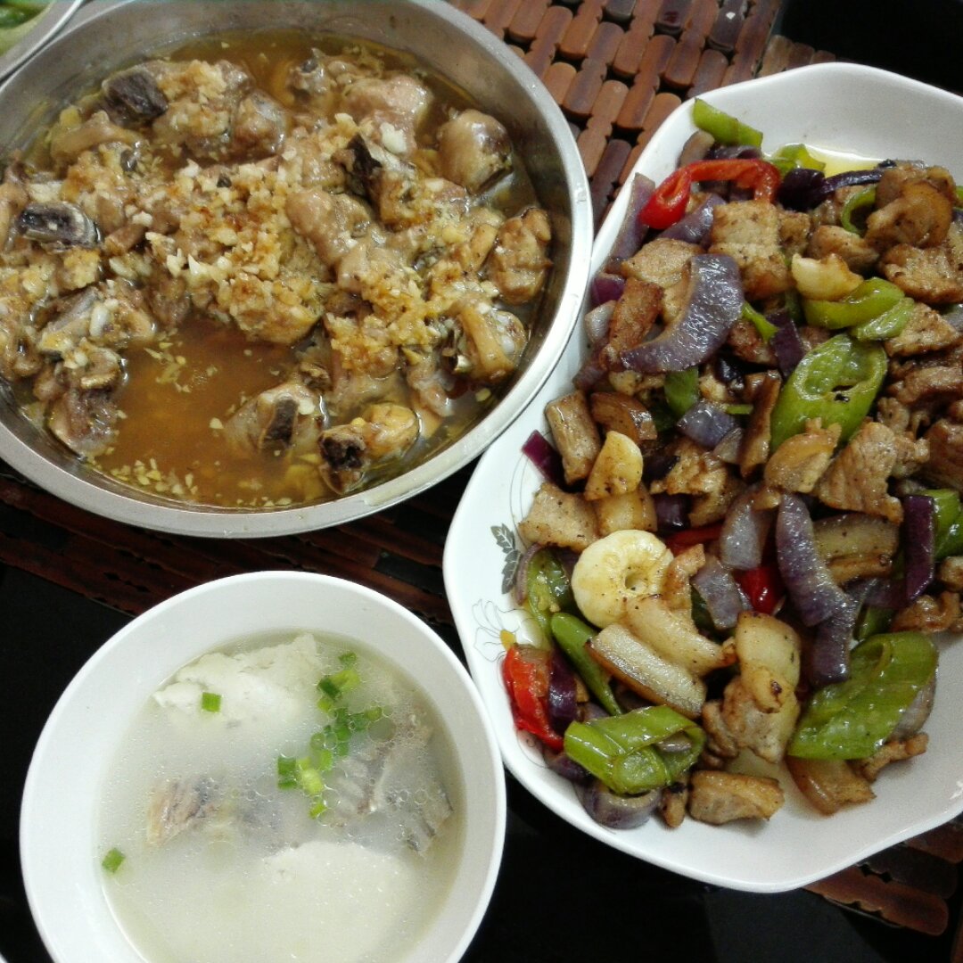 蒜蓉蒸鸡胸（鸡腿）