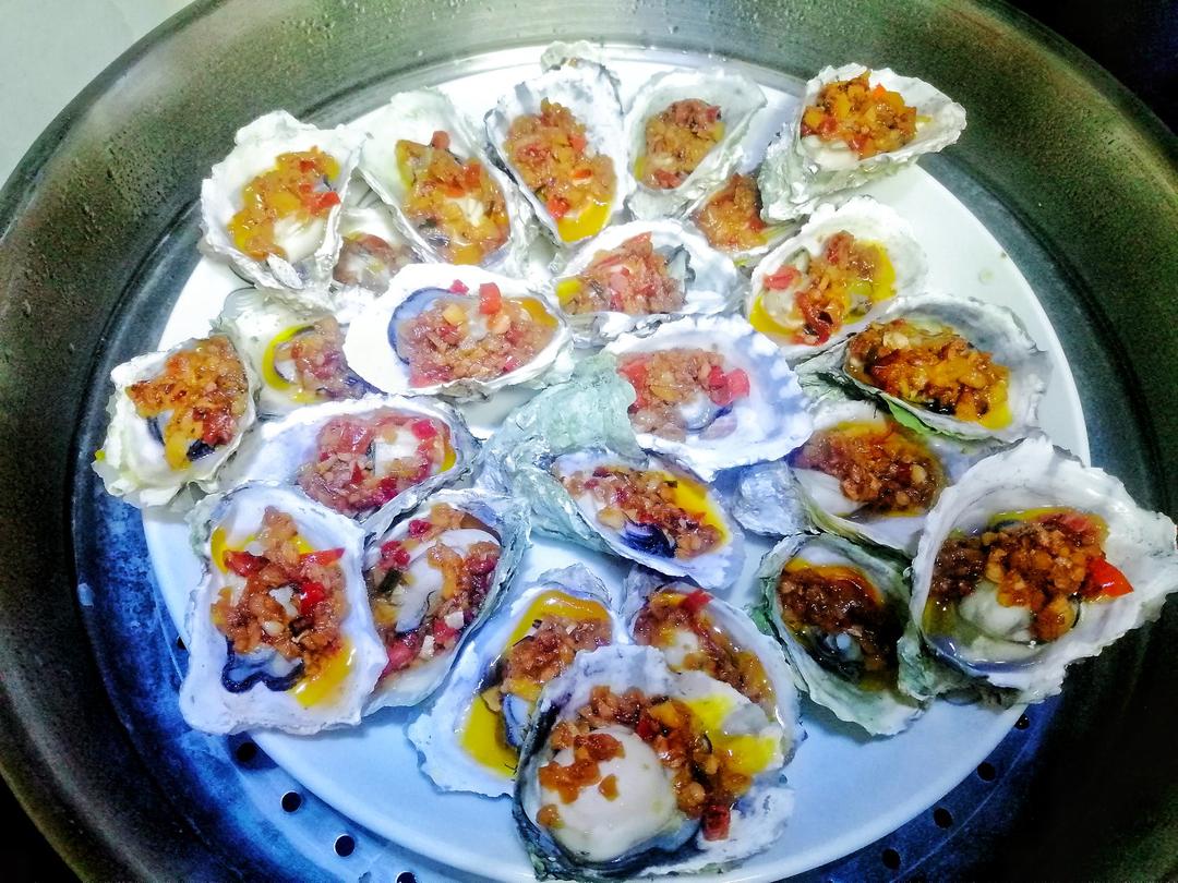 超简单～蒸蒜蓉生蚝