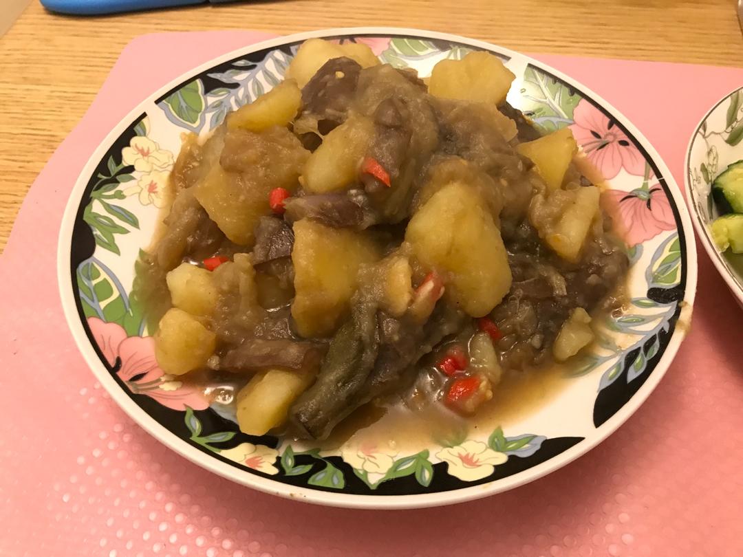 土豆炖茄子