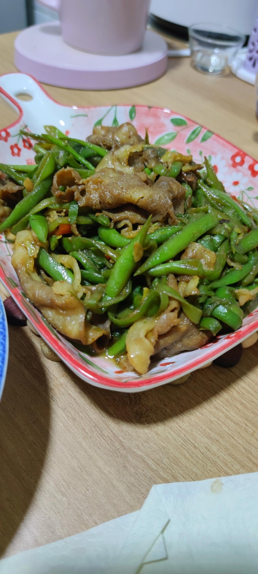 豆角丝炒肉