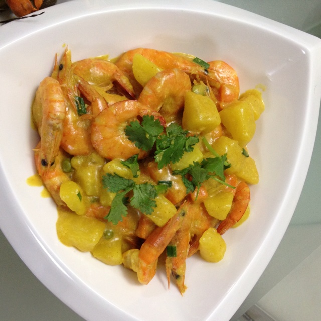 泰式咖喱虾