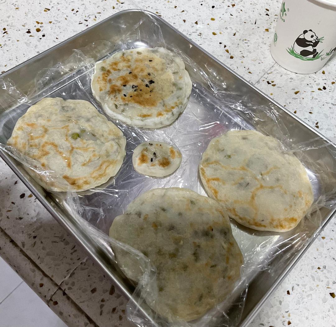 不用和面的【奶香糯米饼】