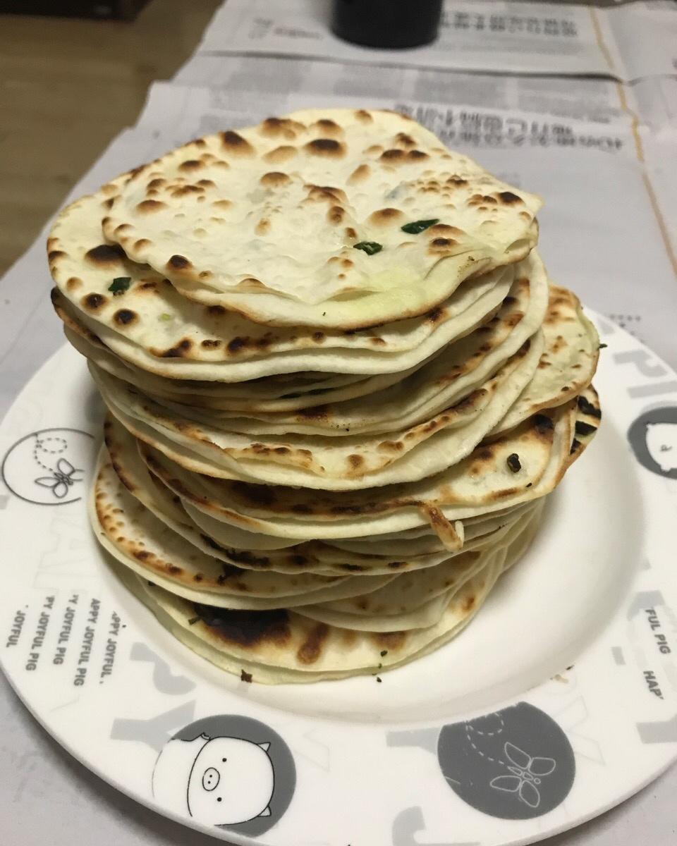 饺子皮葱油饼