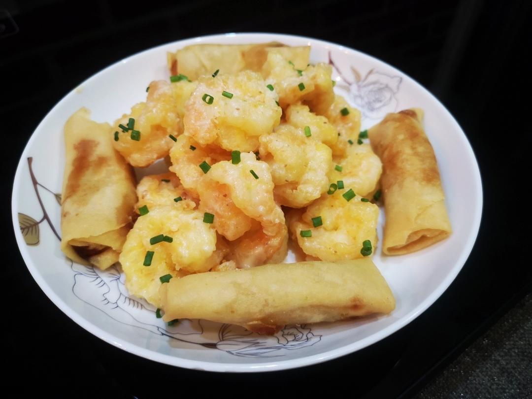 柏悦平替版芥末虾球