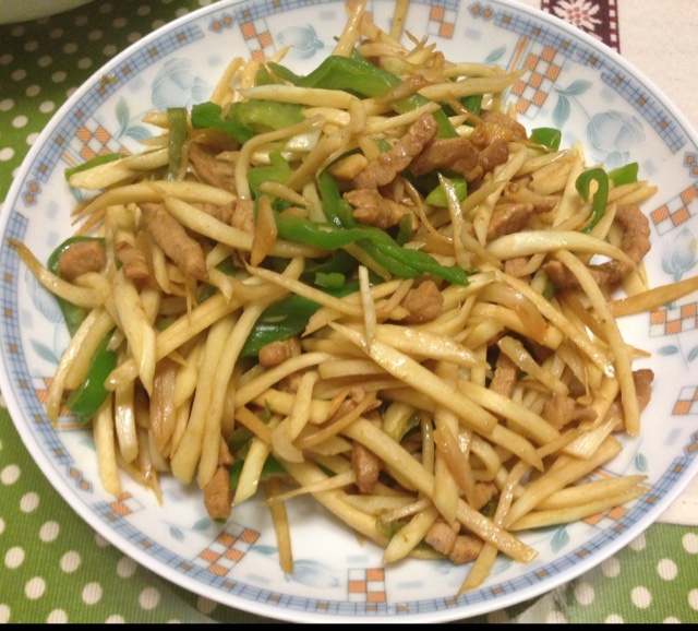 茭白肉丝