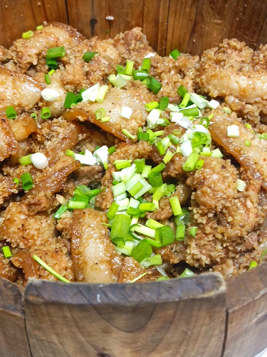 绝绝子！甩饭店几条街的粉蒸肉（粉蒸排骨）