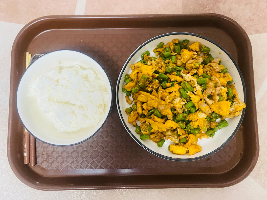 豆角炒蛋超级下饭菜，不好吃算我输