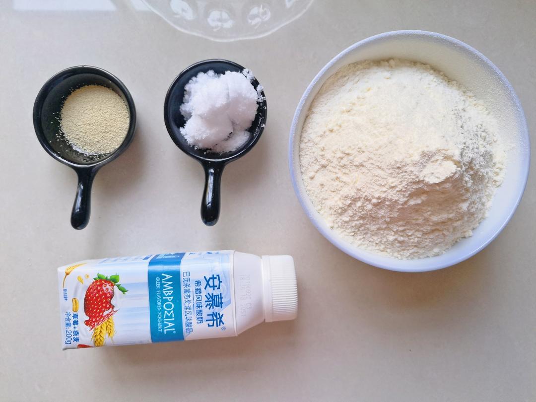 纯奶手撕吐司的做法 步骤1