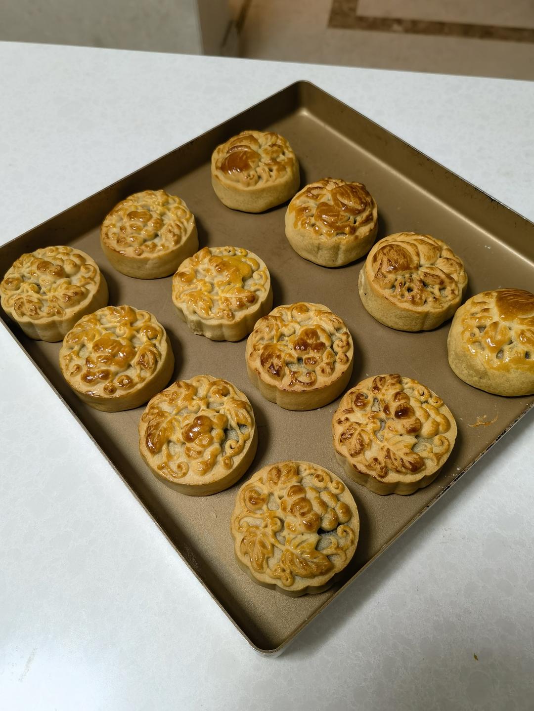 广式月饼—黑芝麻雷沙（保姆级教程）