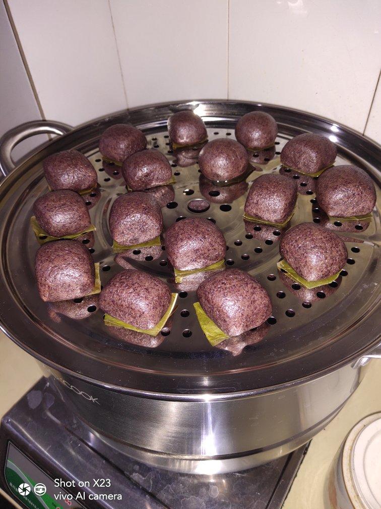 糖尿病食谱——无油无糖燕麦黑米馒头（减肥代餐）