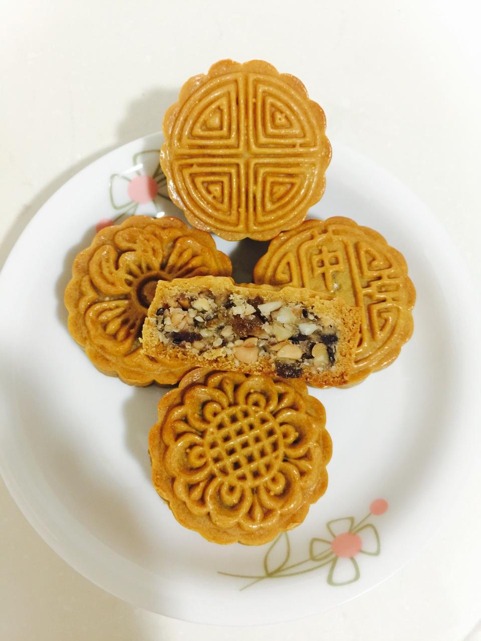 广式五仁月饼蜂蜜版（不用转化糖浆）